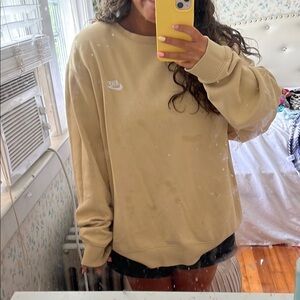 Nike Tan Crewneck Sweatshirt